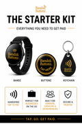 Bandz&Buttonz Starter Kit (Handsfree Tap Wristband and Button)